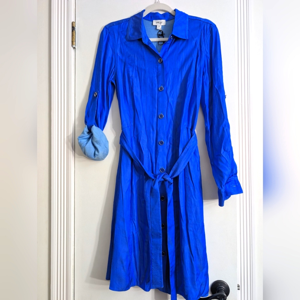 Per Se By Carlisle Shirt Dress Size 4 Nwt